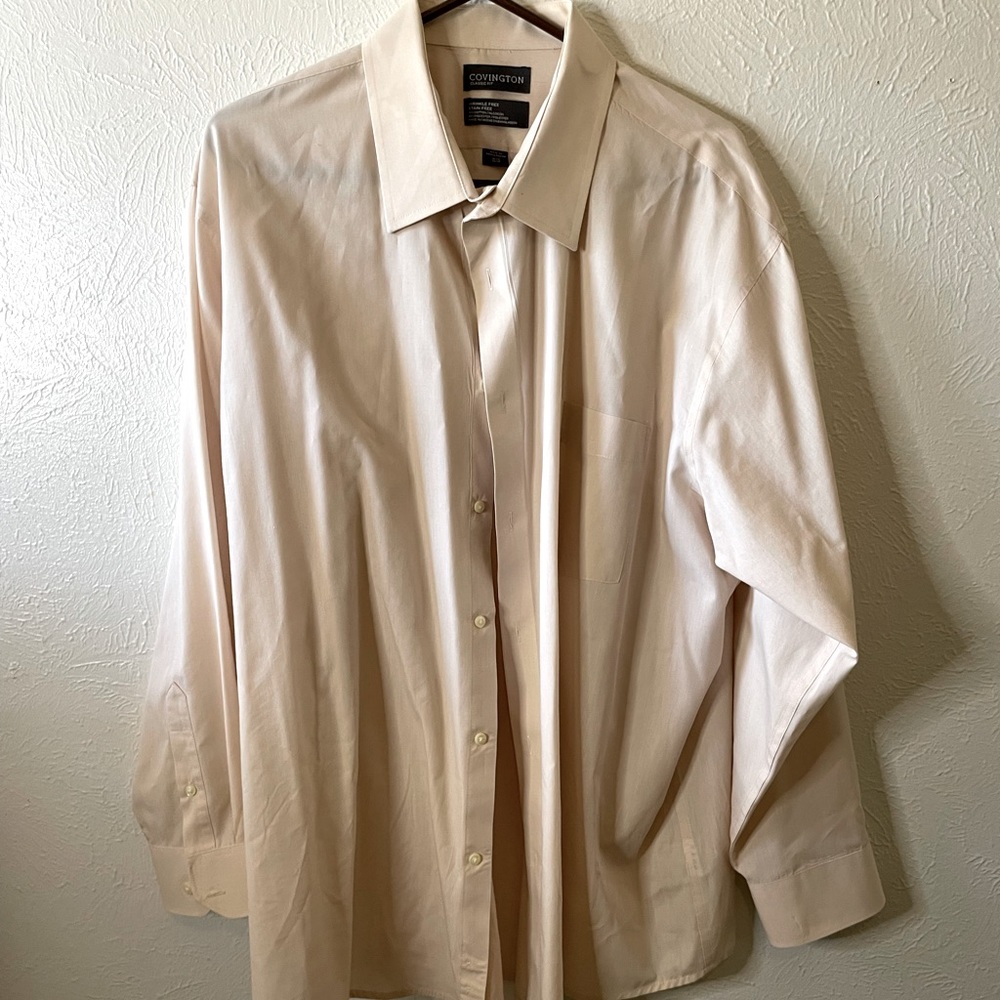 Covington cream dress shirt